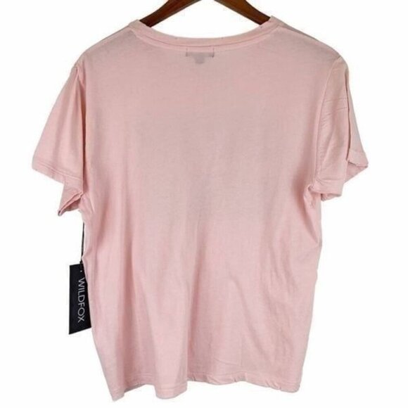 Wildfox STAY WILD Distressed Leopard Keke Shirt - Picture 2 of 7